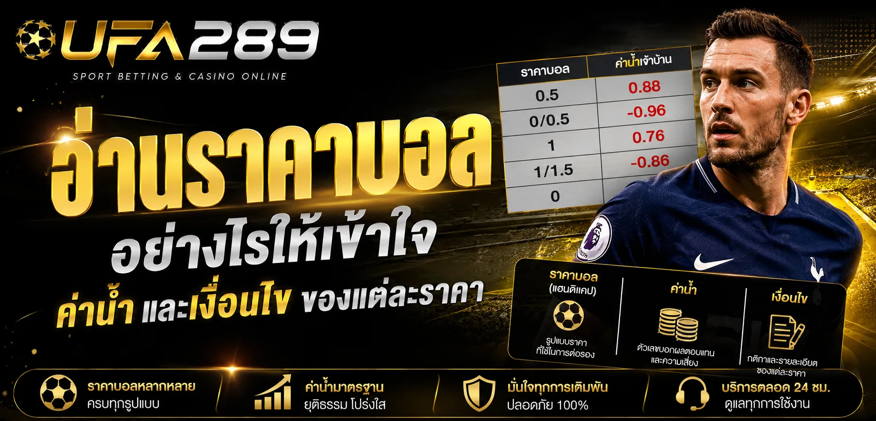 วิธีแทงบอลออนไลน์